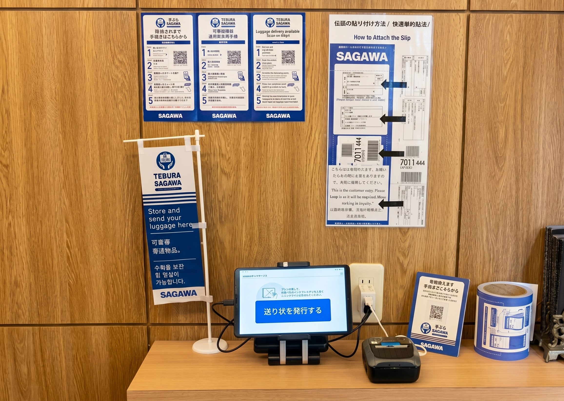 手ぶら佐川