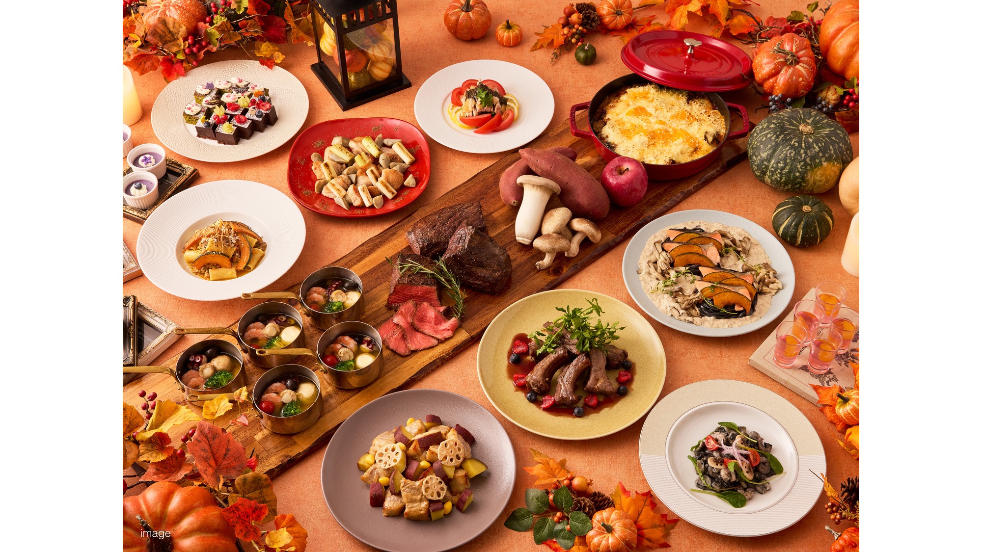 秋ディナーブッフェ（イメージ）