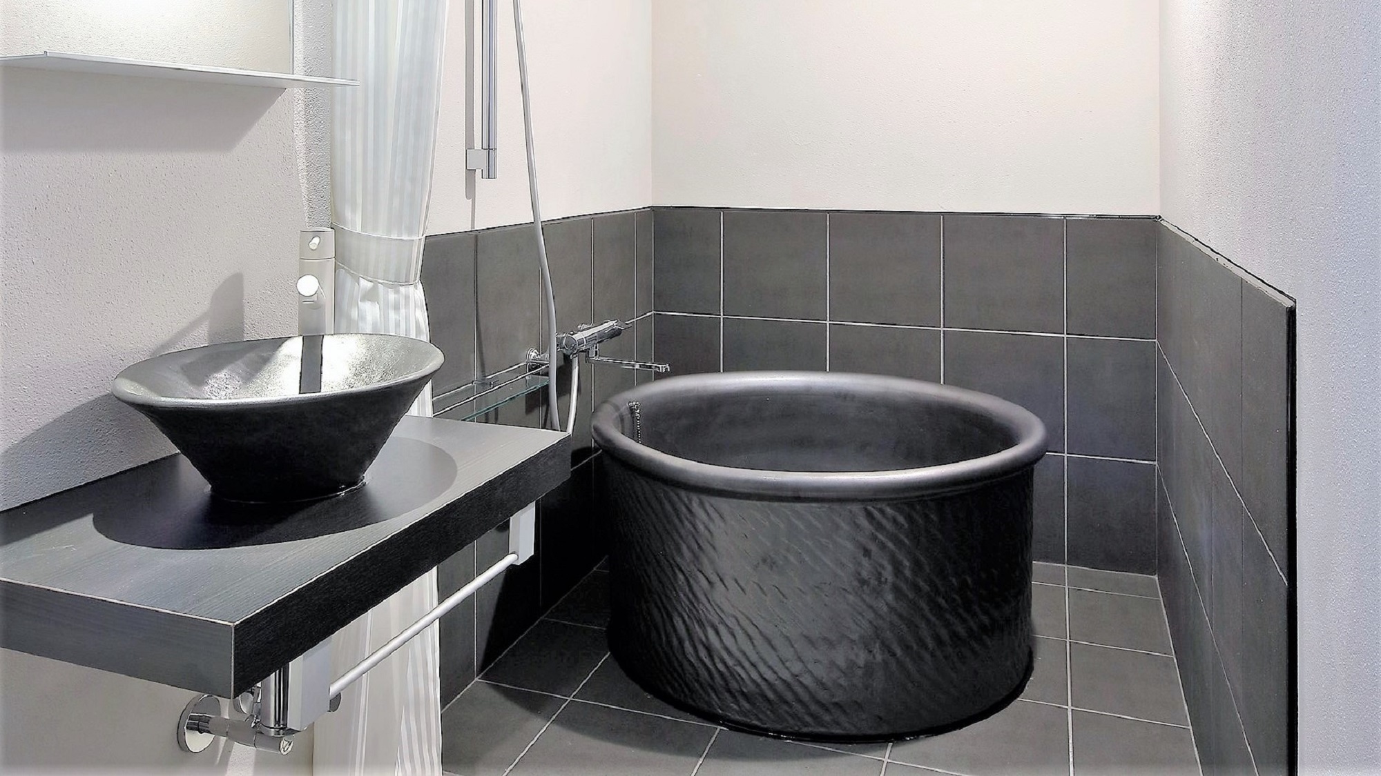 Bathroom201号室　銀閣(Ginkaku)　Superior Twin Room