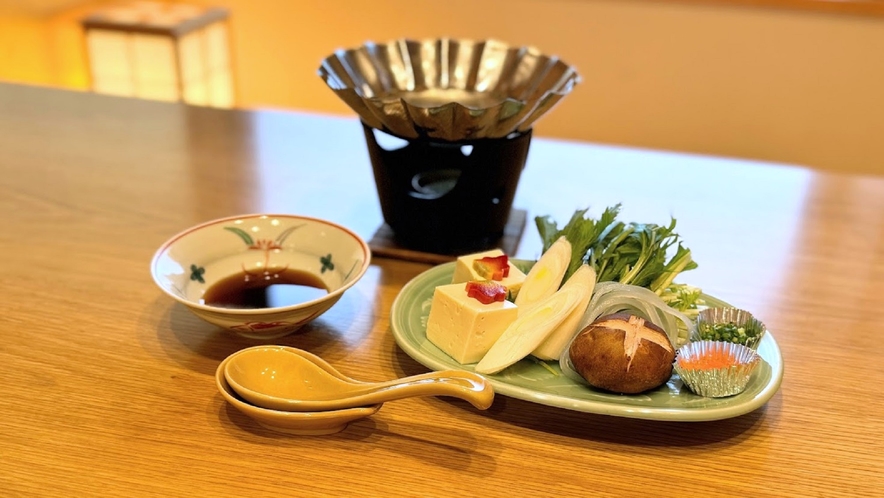 夕食付きプラン　季節の京会席料理　湯豆腐セット