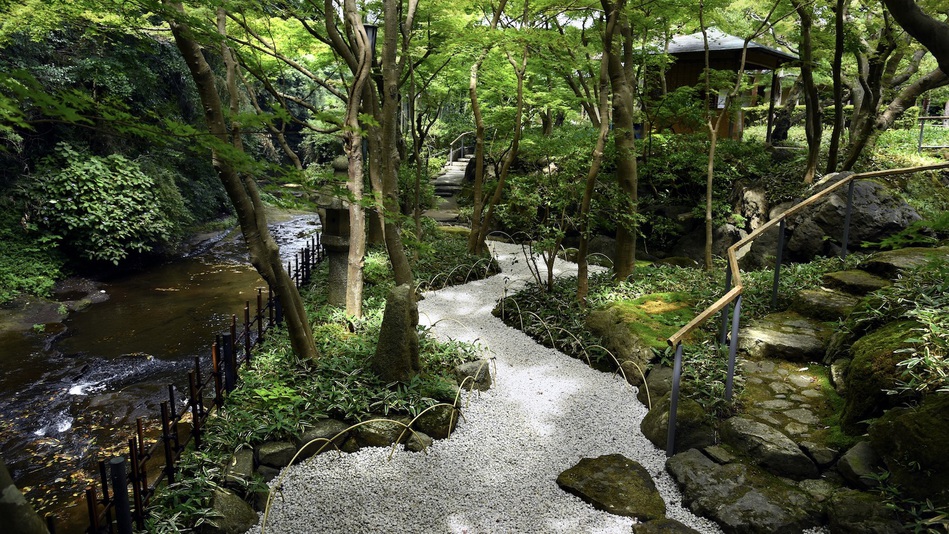 【一条恵観山荘入園チケット】移ろう季節とともに表情の異なる庭園散策と花手水を楽しむ大人の鎌倉時間