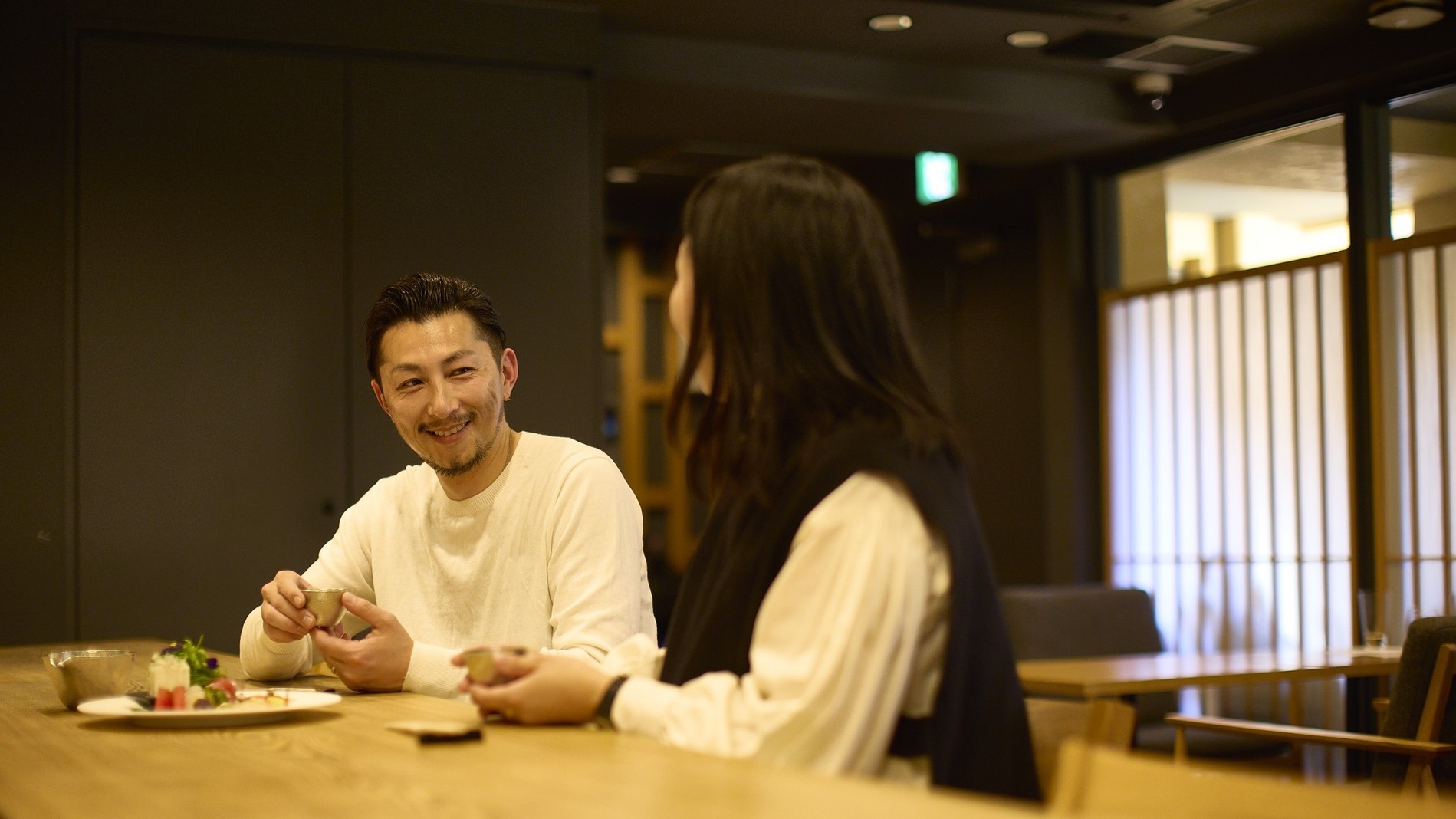 【ホテルディナー】拘りの空間で、地元産の食材を愉しむコースディナー【朝食無料】