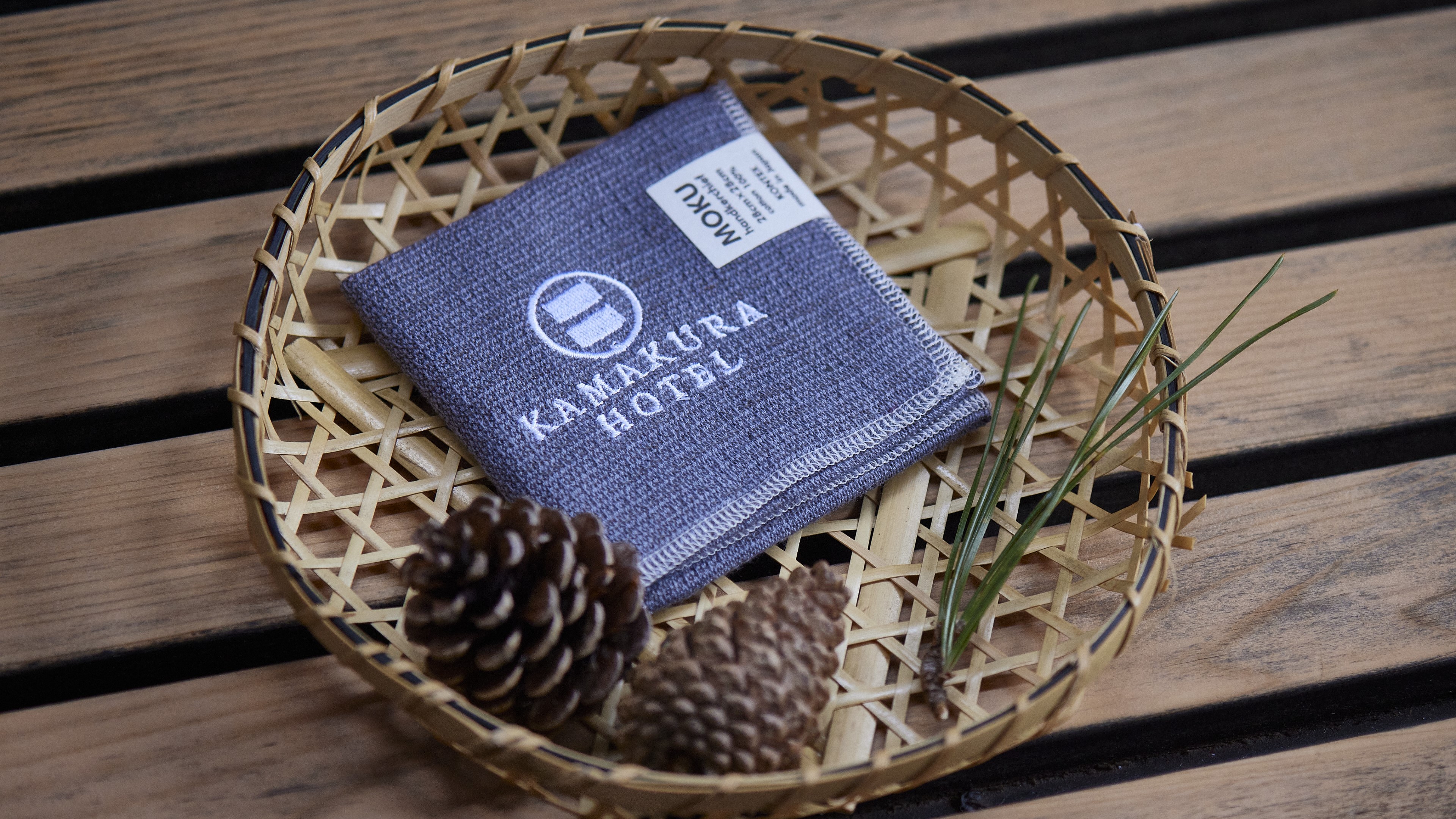 KAMAKURA HOTELオリジナルグッズ(MOKUハンカチ)