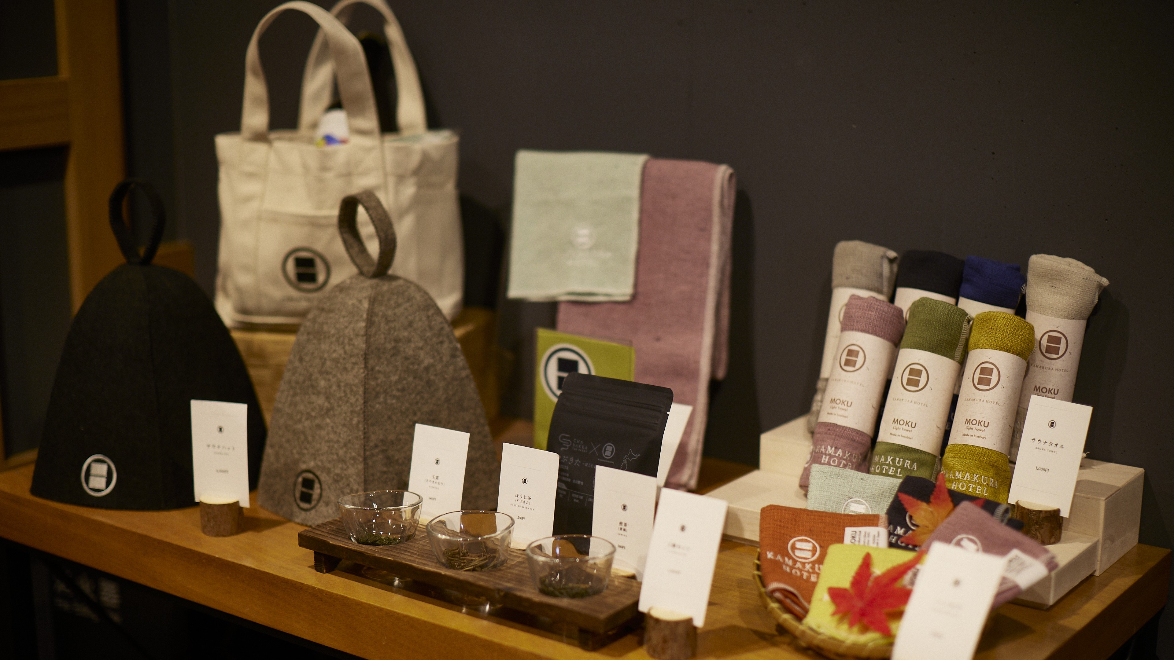 KAMAKURA HOTELオリジナルグッズ(1階ロビーにて販売しております)