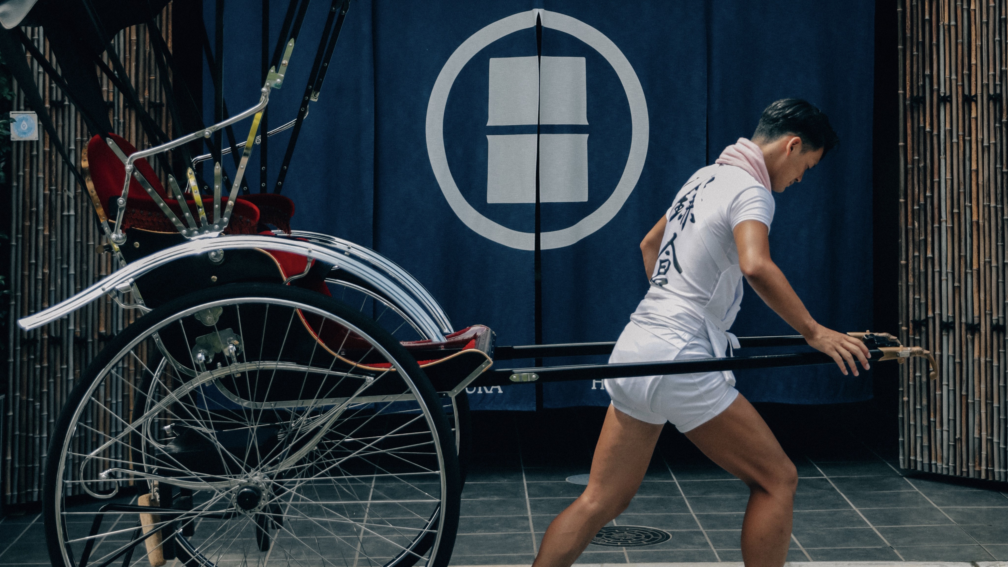 【人力車】ホテルから鶴岡八幡宮へ鎌倉巡り
