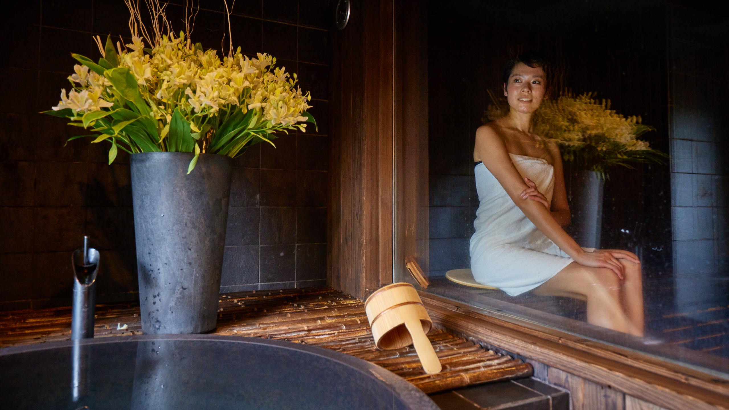まるで茶室のような完全貸切り制のプライベート空間