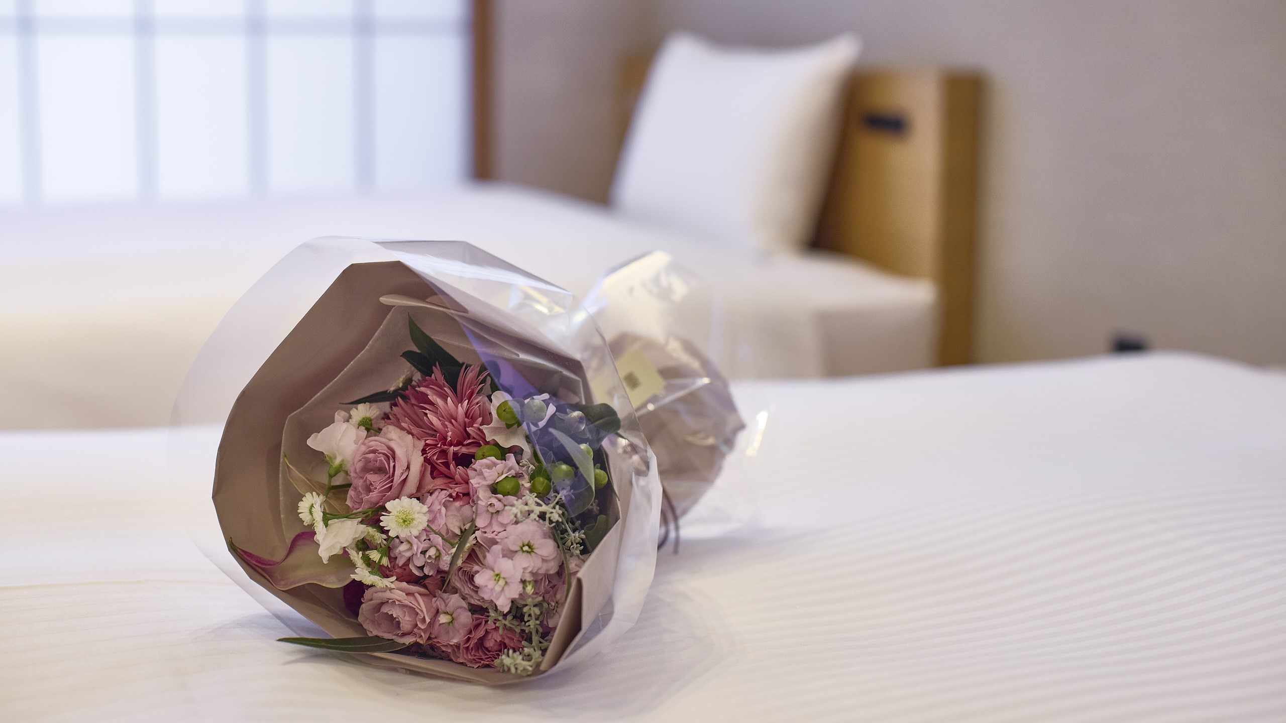 大切な人をイメージした花束をご用意いたします(※要事前予約、有料)