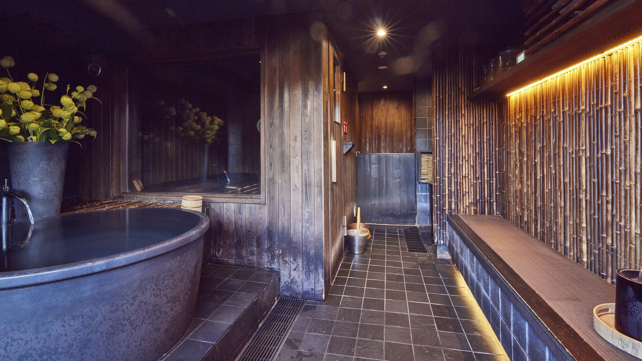 「お茶」をテーマとした貸切サウナ