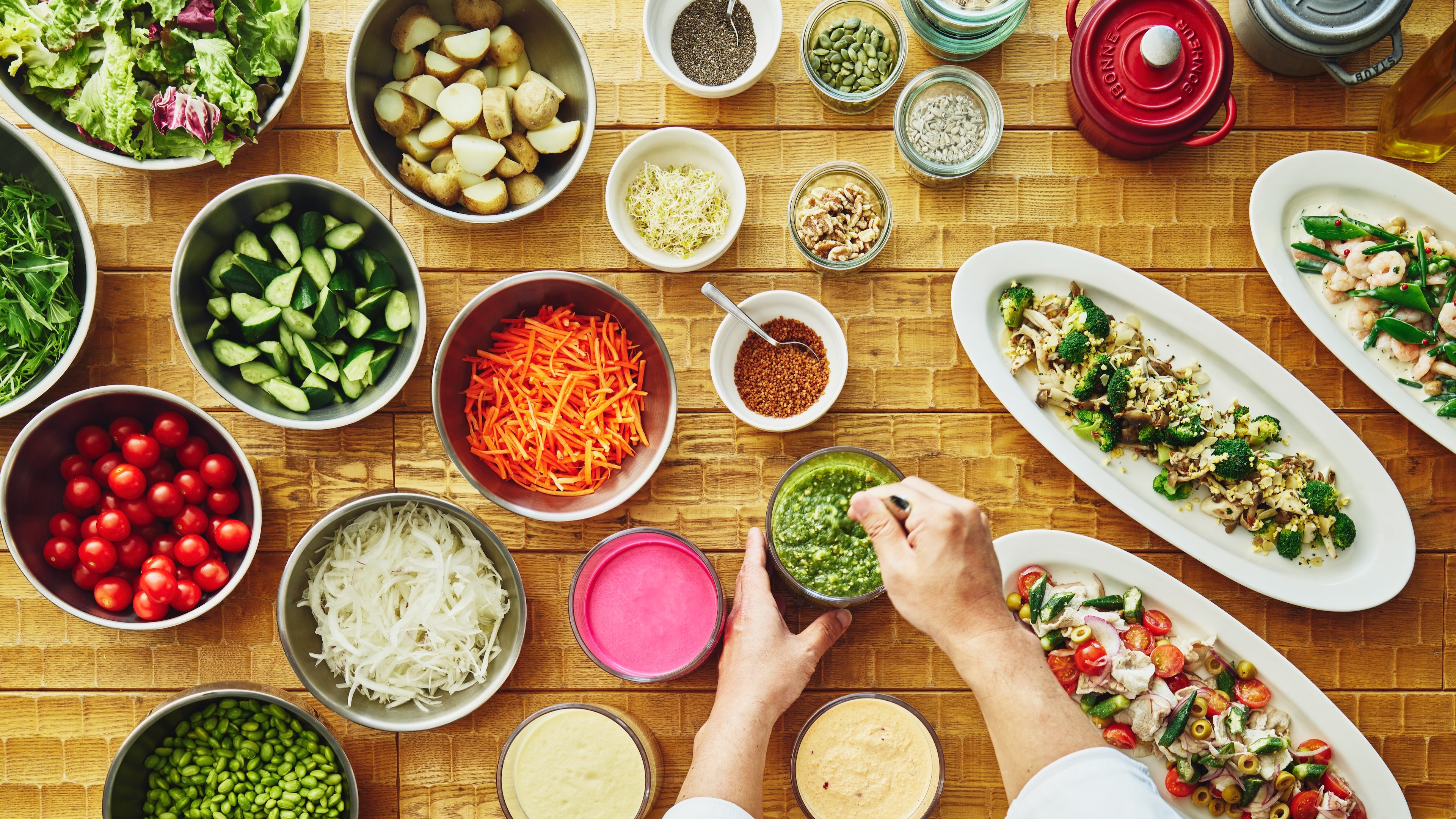 &ldquo;THE 10&rdquo; ：身体喜ぶ 15品目の新鮮野菜のサラダブッフェ（サラダ＆デリ）