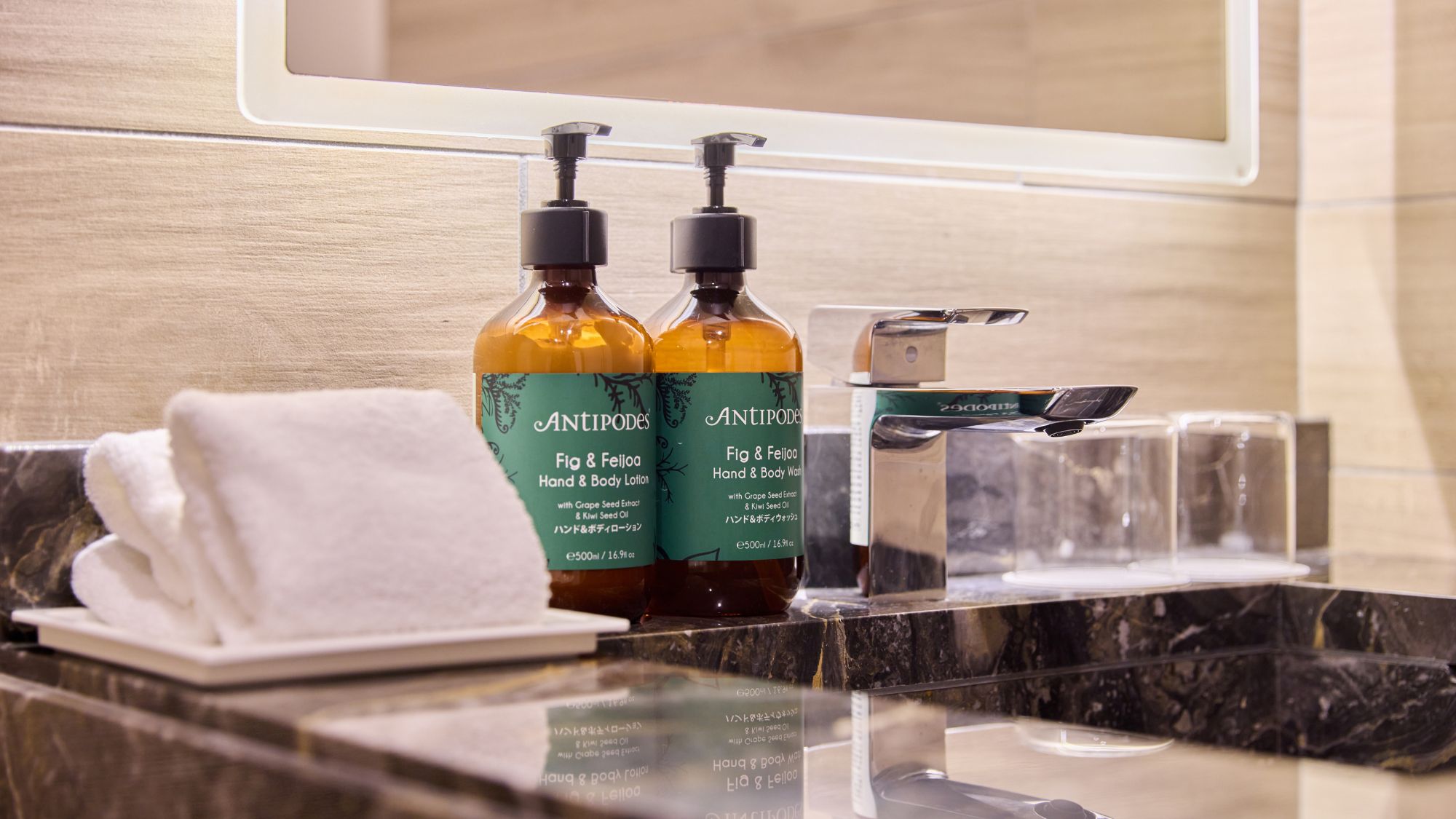 【アメニティ・設備】洗面台周りのアメニティ