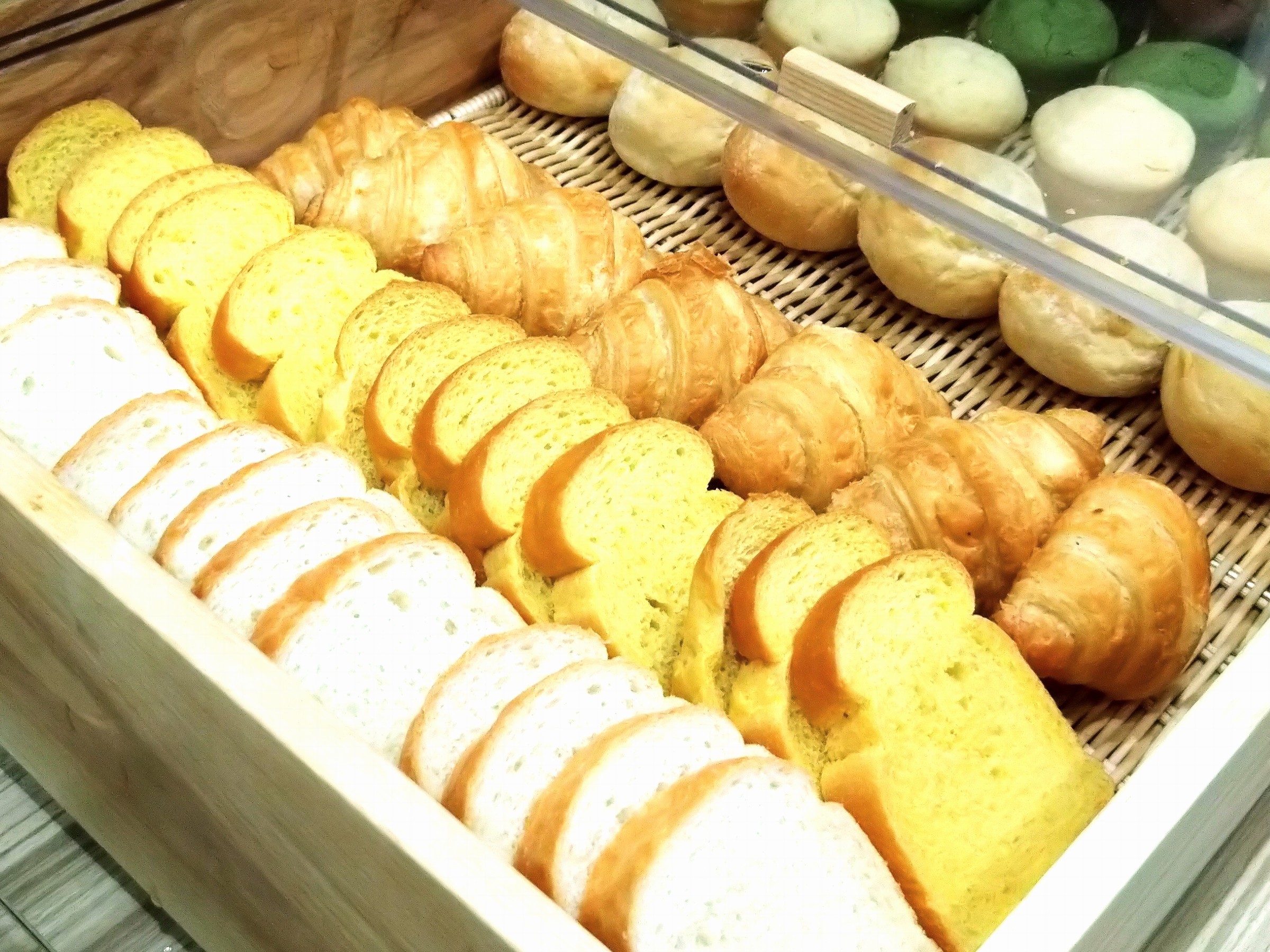 朝食一例《天然酵母パン》