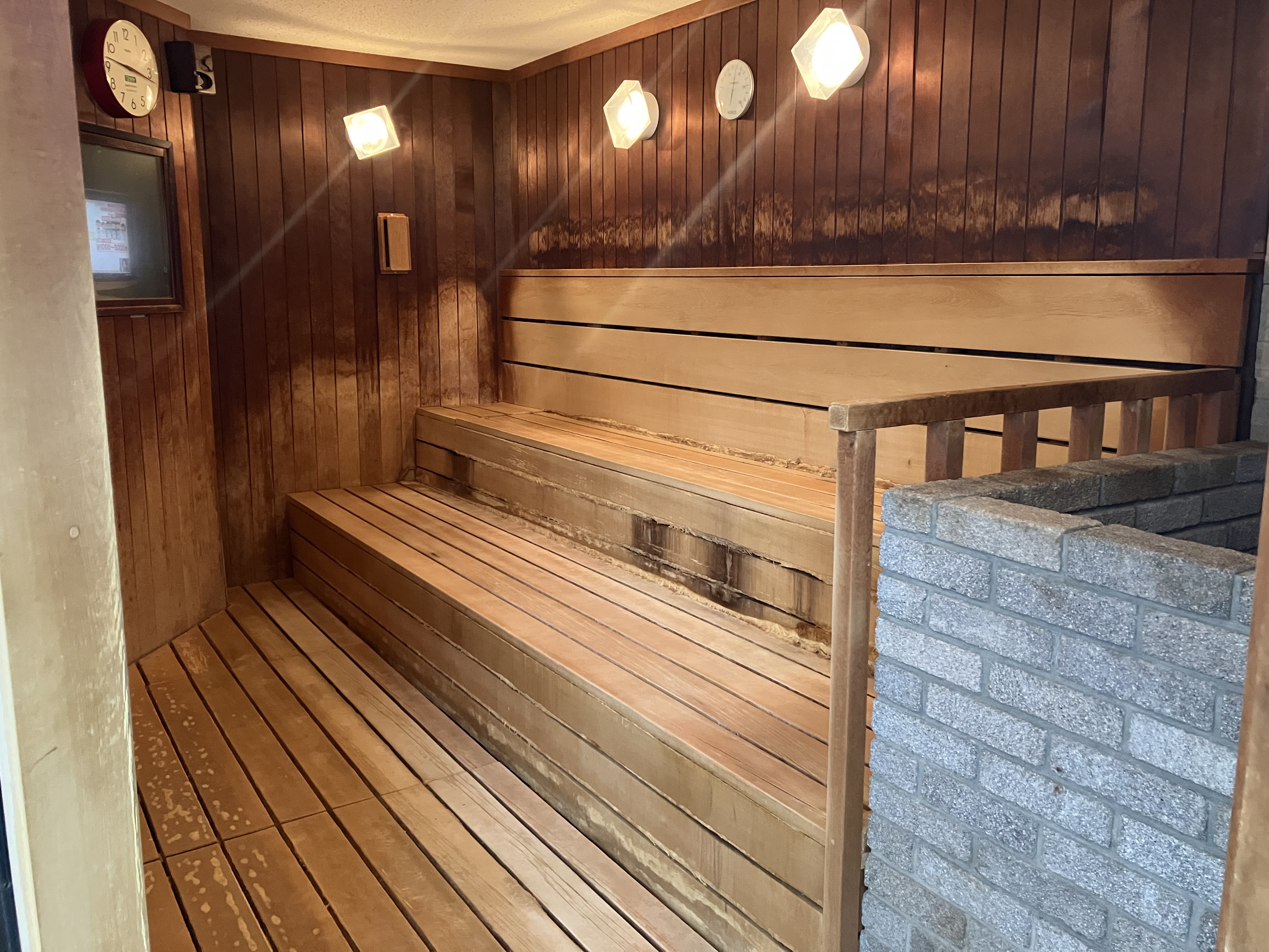 温泉大浴場：サウナ