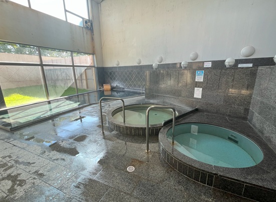 温泉大浴場：ジャグジー/水風呂