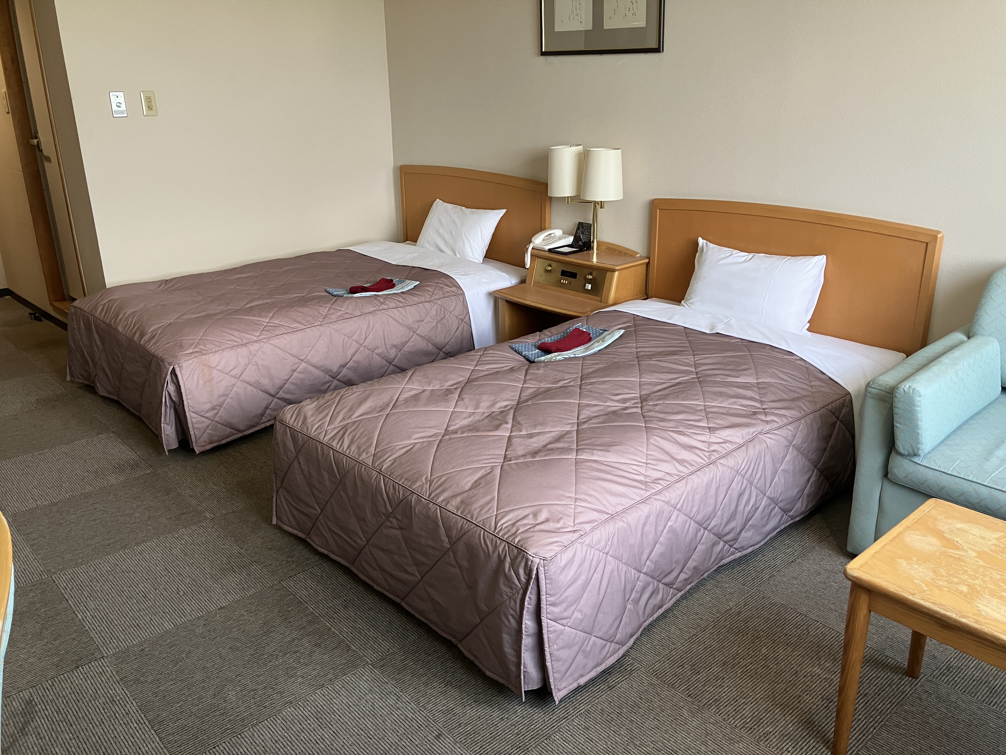 客室：ツインルーム一例