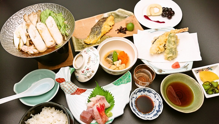 夕食：スタンダードプラン一例