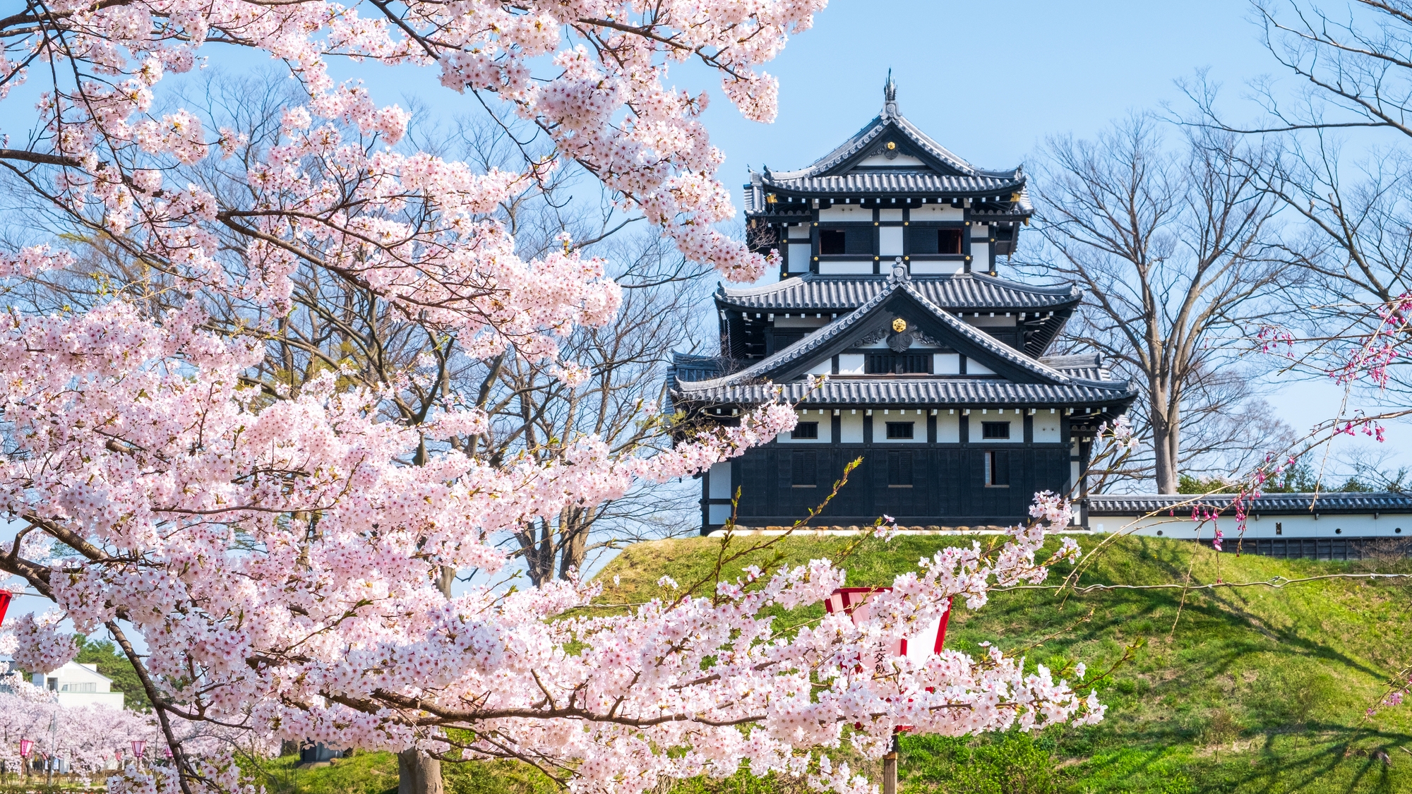 【高田城址公園】当館から車で11分