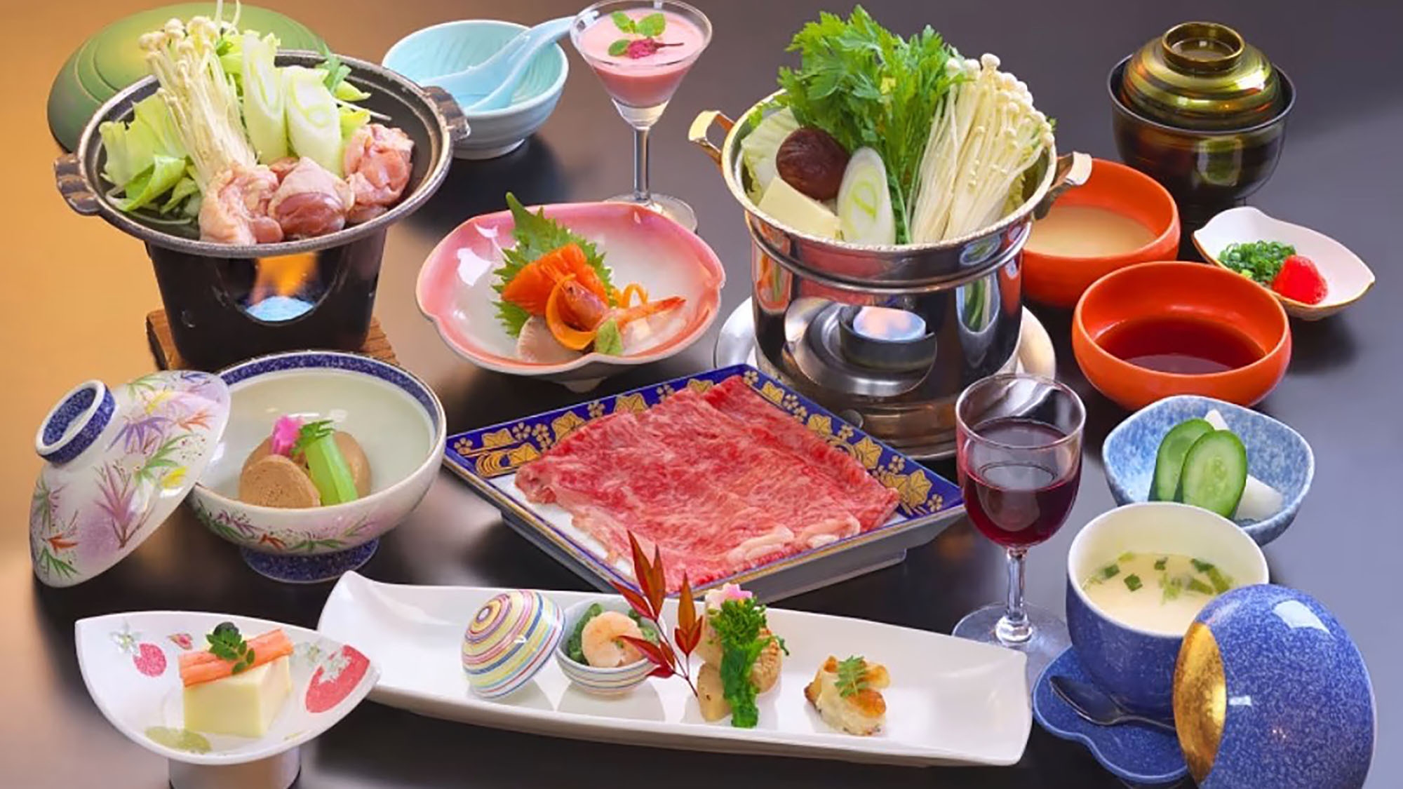 【地産地消】芳醇な霜降り上州牛と月替わりの和食膳を堪能する