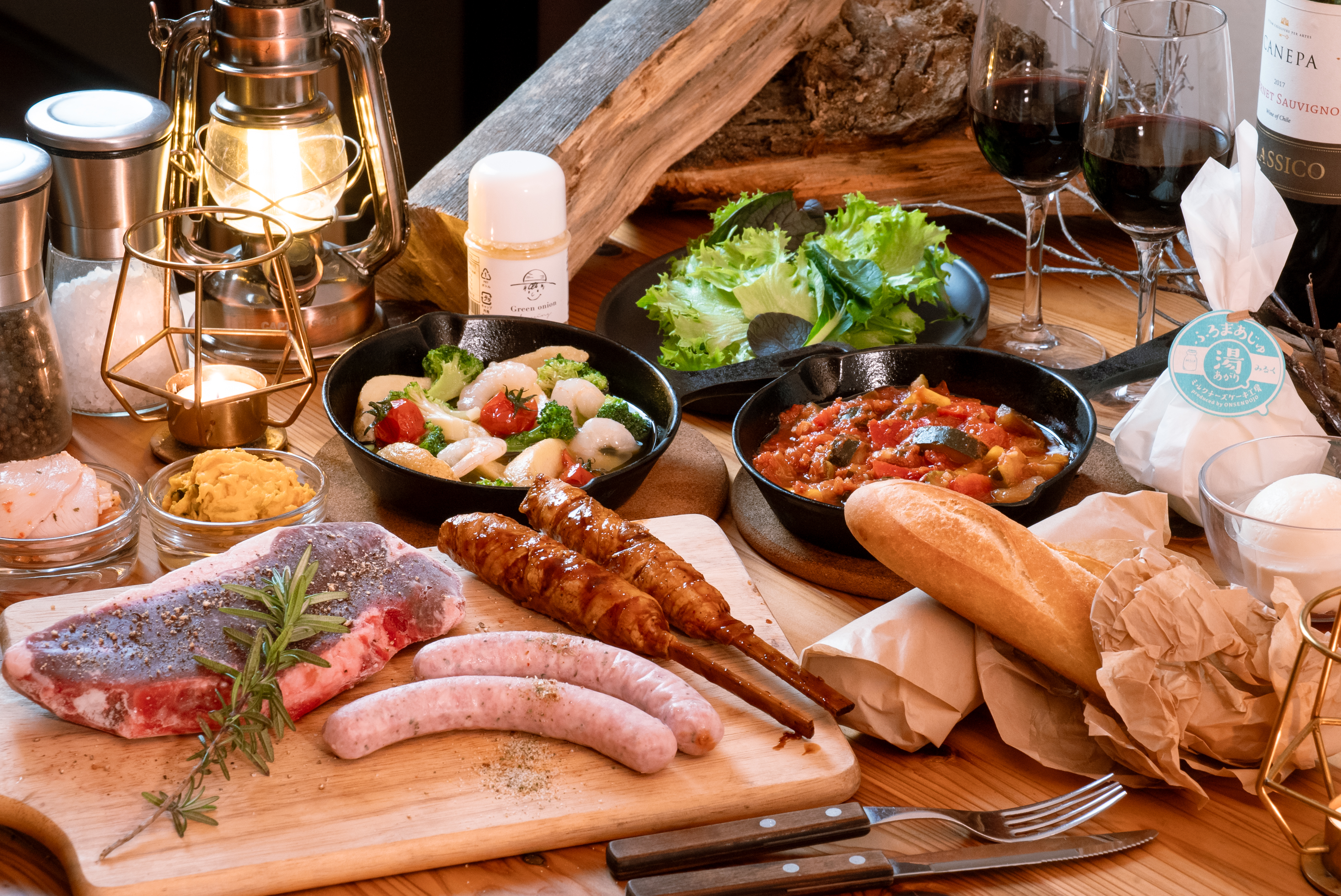 【お食事】グランピングディナー