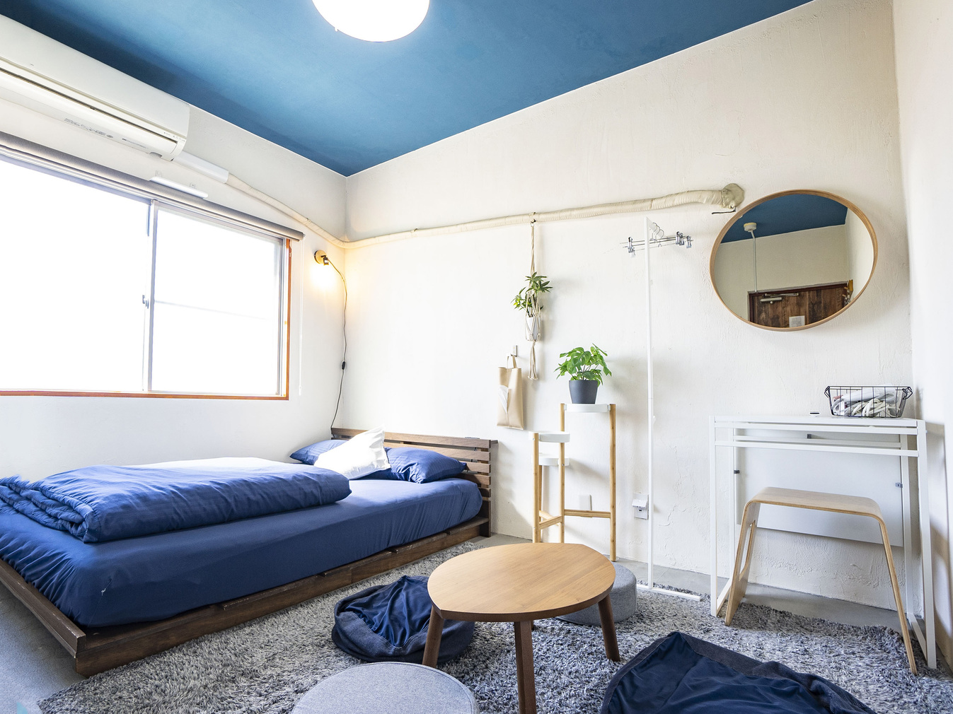 【21時〜IN】カジュアルダブル◆プロジェクター付き