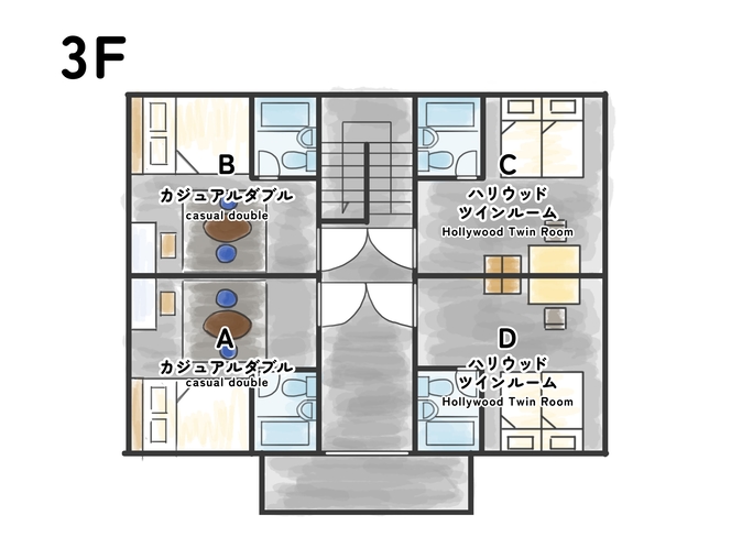 ３Fフロアマップ