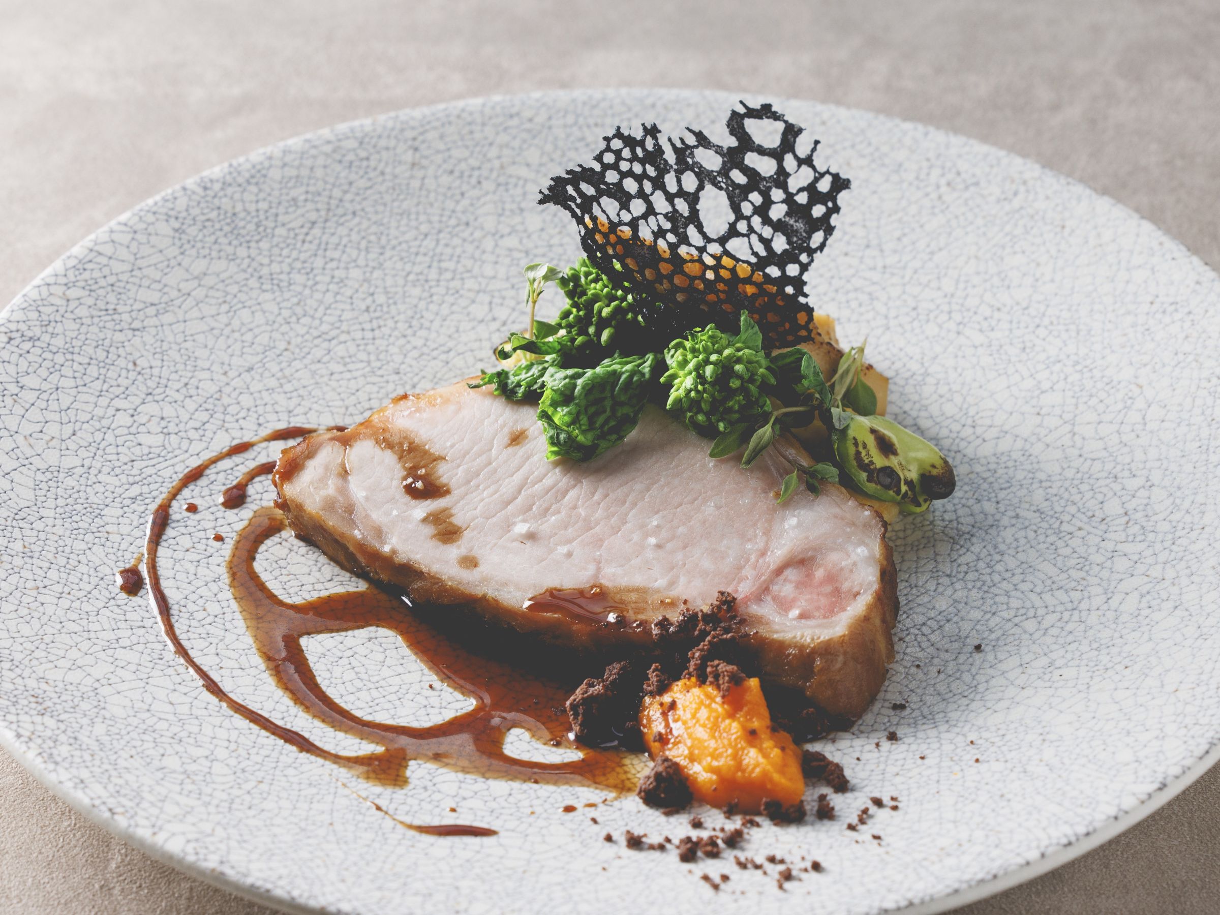 選べるメインディッシュ　「ローストポーク ソースジャポネーズ」