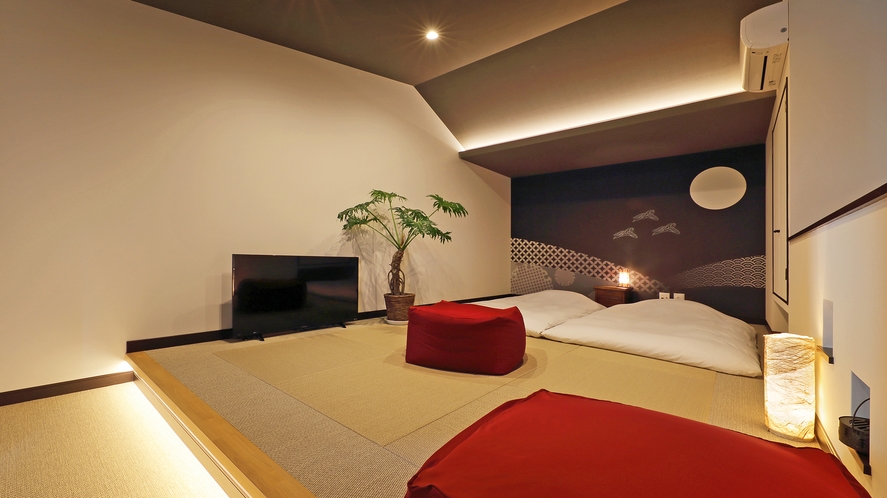寝具には保温性が高い石川県石田屋の羽毛布団やエアウィーブの四季布団で快適な睡眠を。