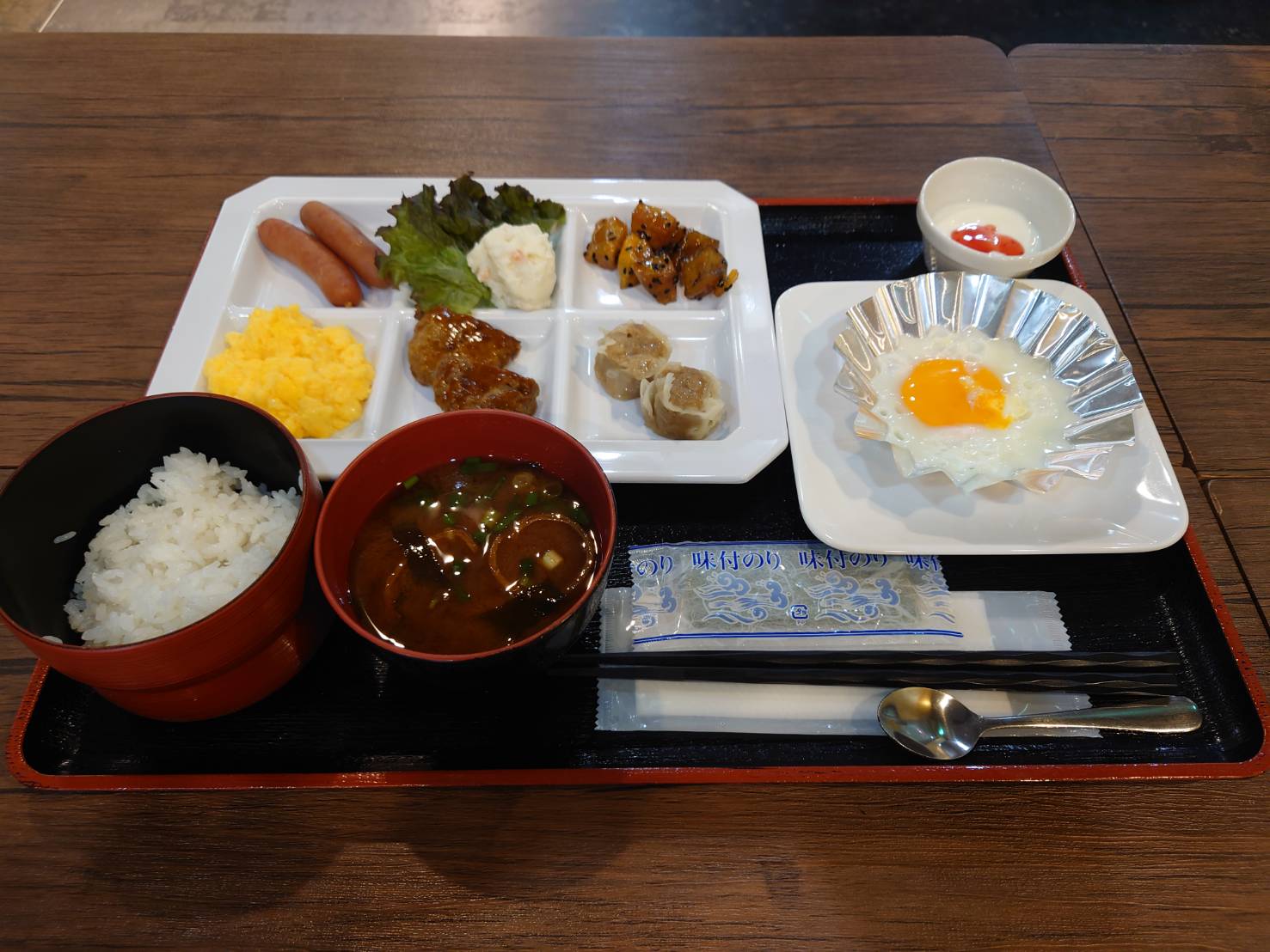 朝食バイキング