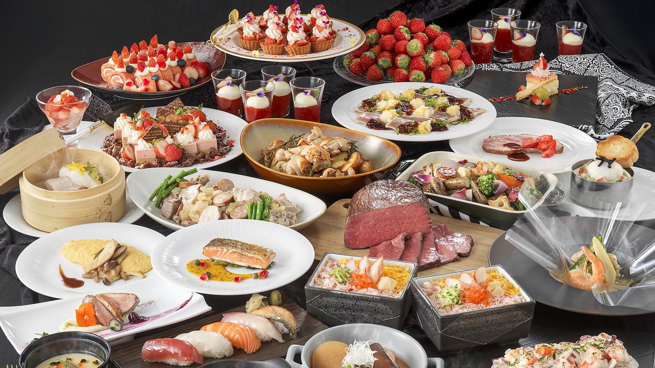 【乾杯ワンドリンク付】プレミアムディナービュッフェ 付プラン☆（スタンダードルーム/夕・朝食付）