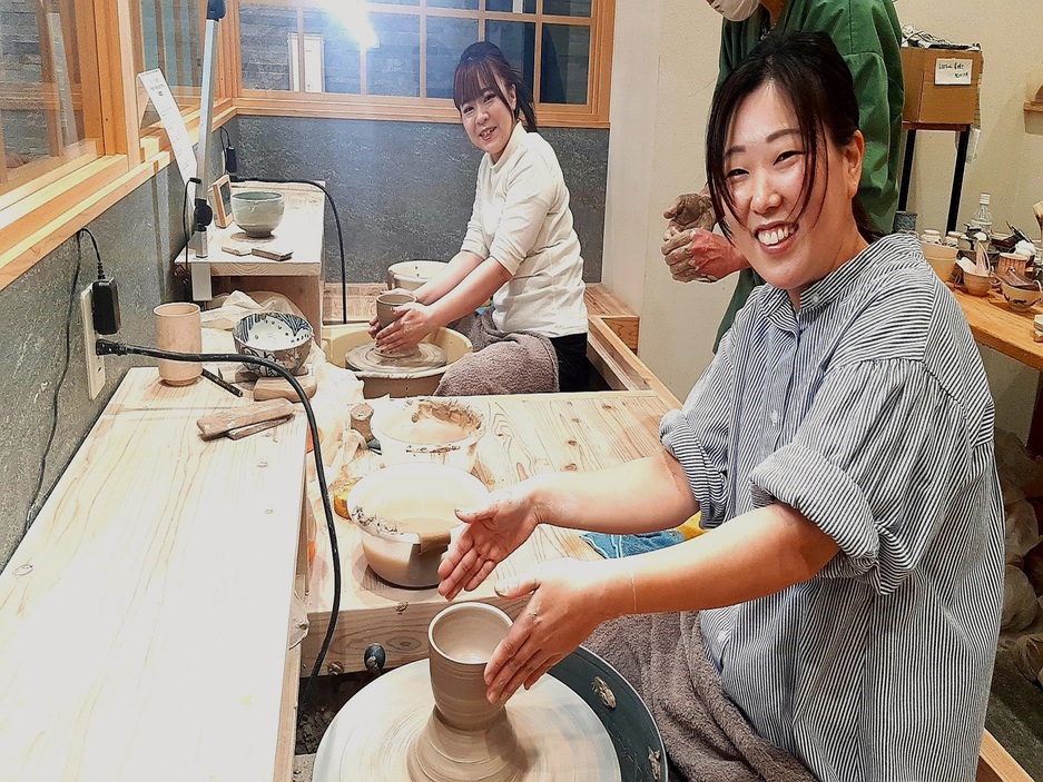 清水焼窯元の陶芸体験プラン【朝食付き】 