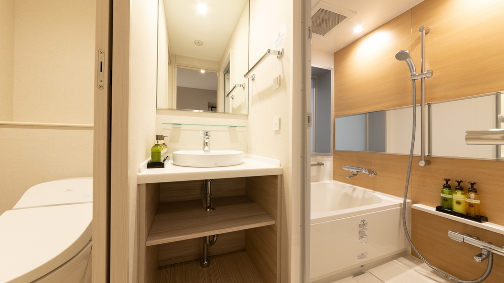 EXダブルはバス・トイレ・洗面別♪