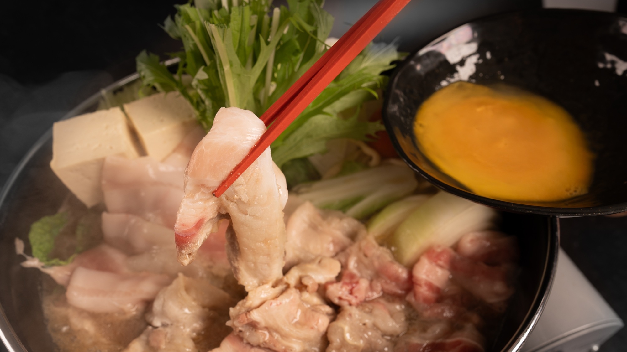 【2食付き】◆冬季限定◆牛豚すき焼き鍋〜慶良間に沈む夕日を見ながら贅沢時間〜