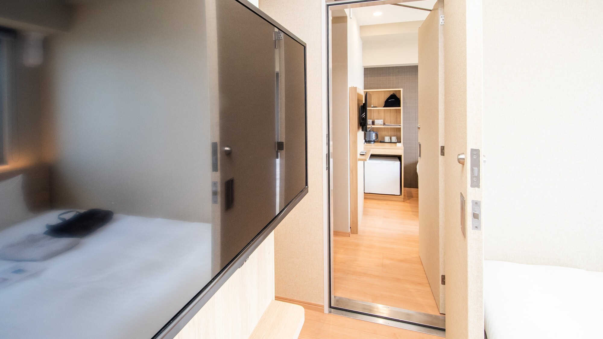 【コネクティングルーム】2つのお部屋を、廊下を出ずに行き来できる