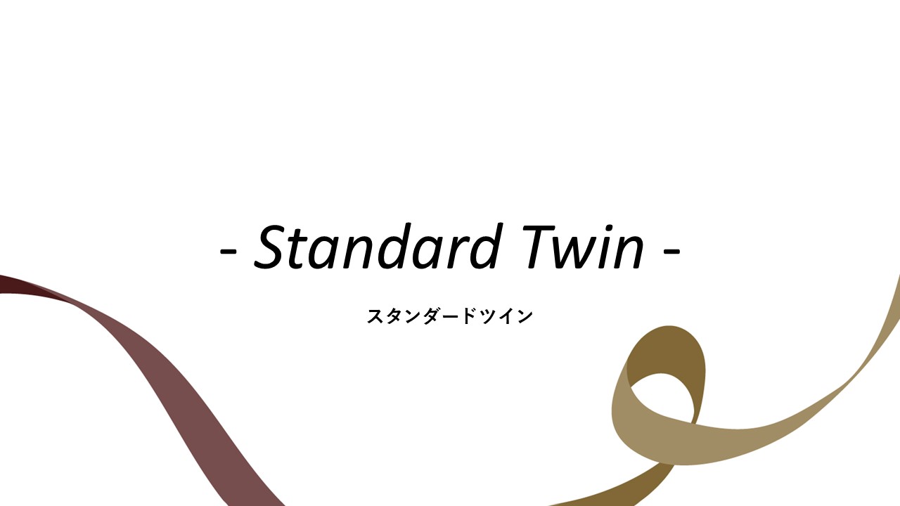 客室紹介(スタンダードツイン)