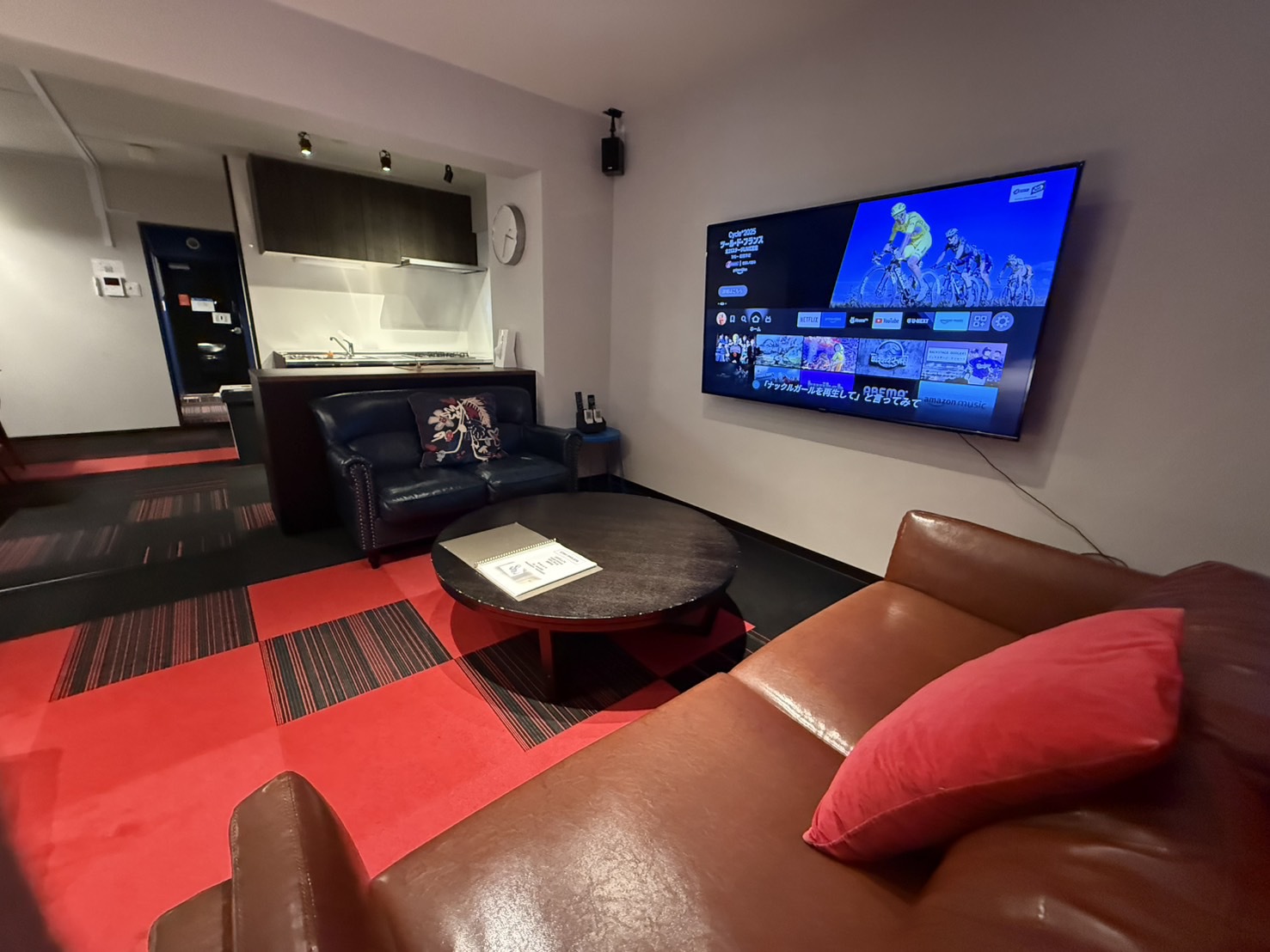 【現地現金精算専用】大型テレビ65型設置★キッチンフル完備！最大5名様まで宿泊可能！