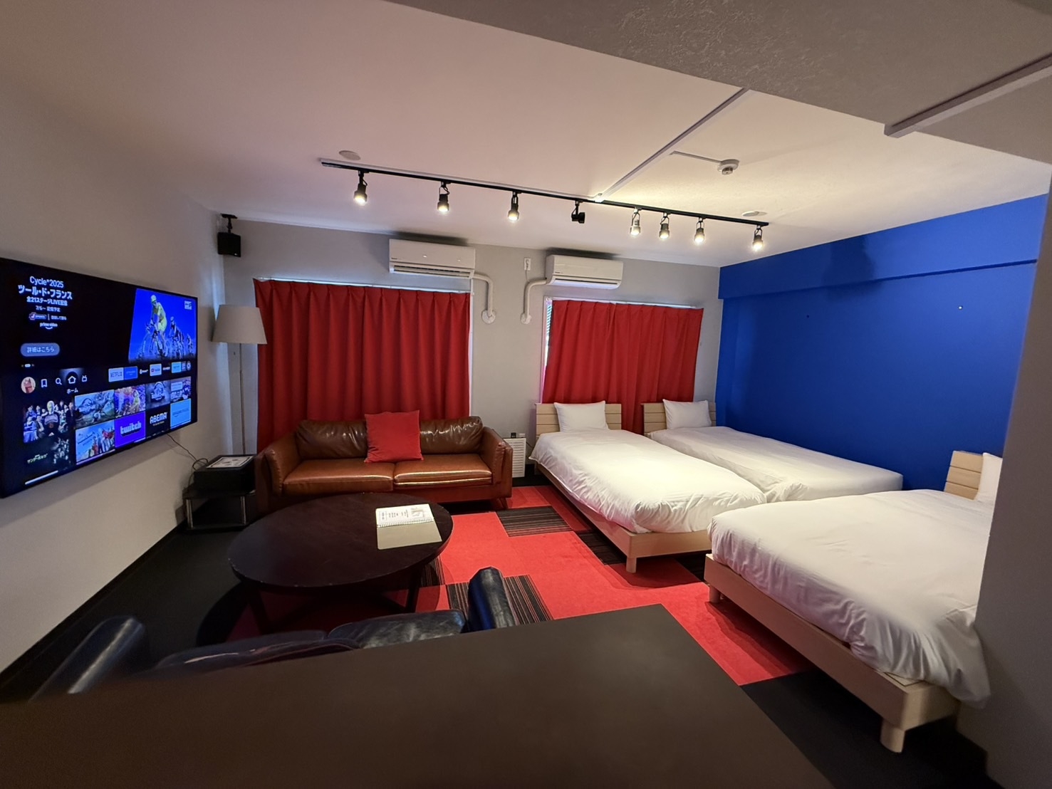 【現地現金精算専用】大型テレビ65型設置★キッチンフル完備！最大5名様まで宿泊可能！