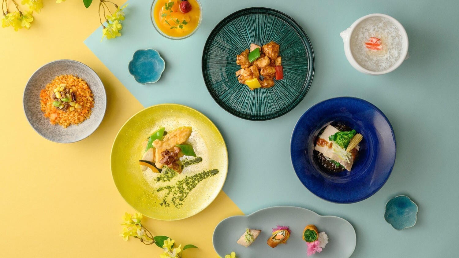 モダンチャーニーズのフルコースディナー〜Spring〜＜2食付き＞