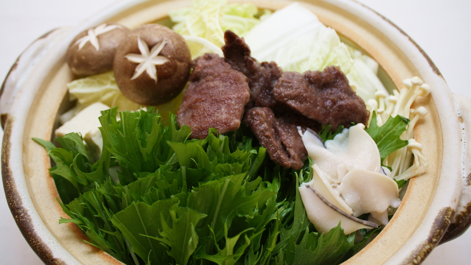 *くじらコース一例／鯨のハリハリ鍋