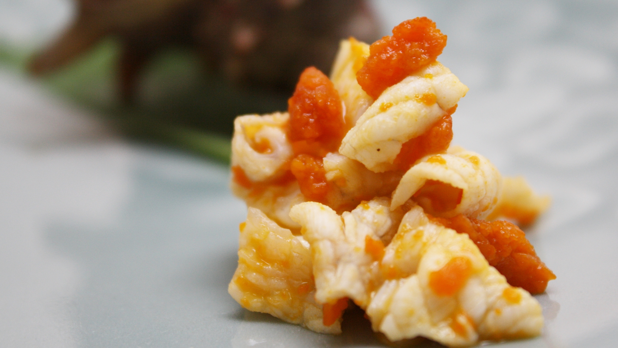 *ふぐコース一例／前菜・遠江のウニ和え