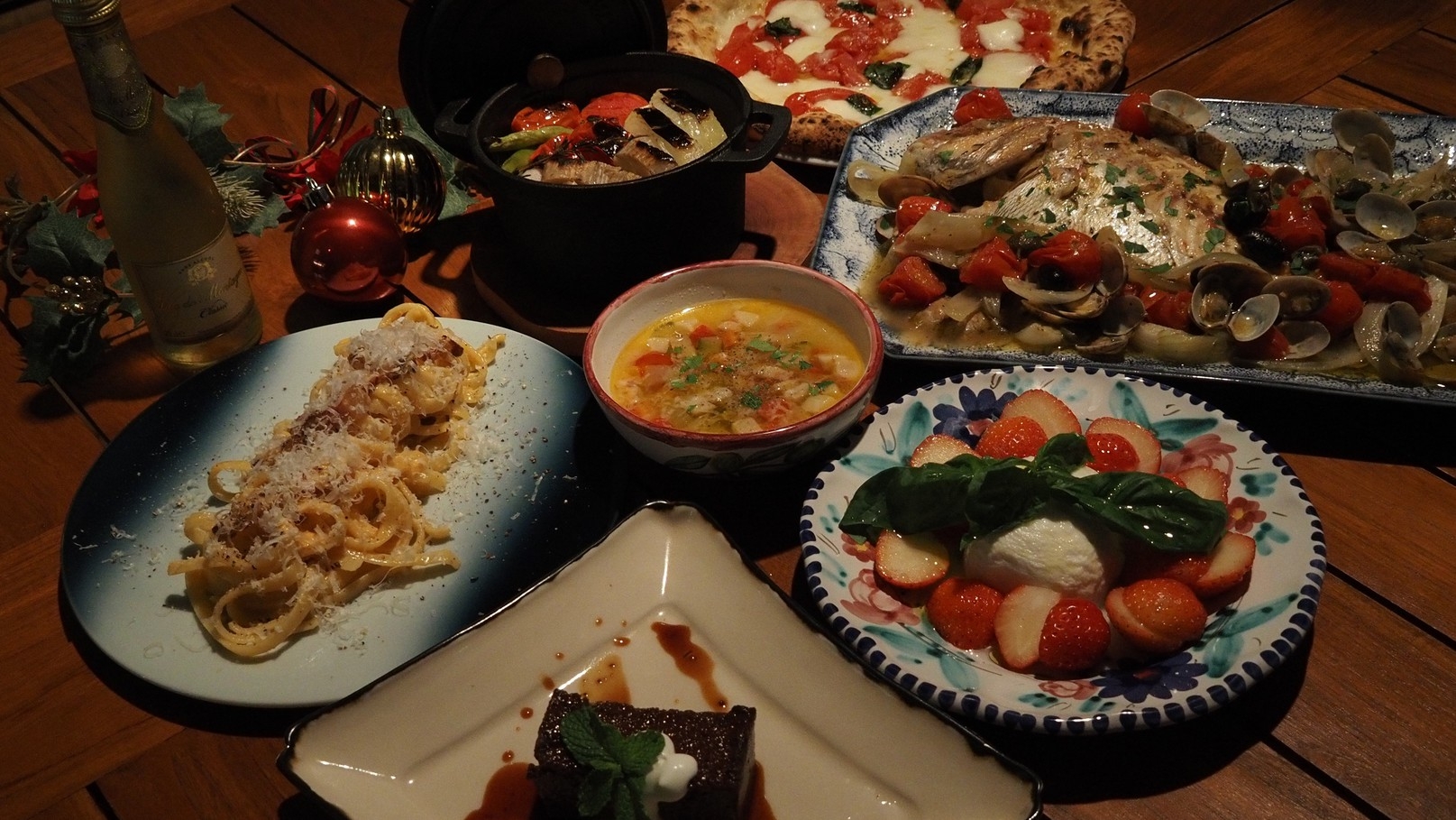 【クリスマス限定】ロッジで楽しむ特別ディナー付きステイ1泊2食付き