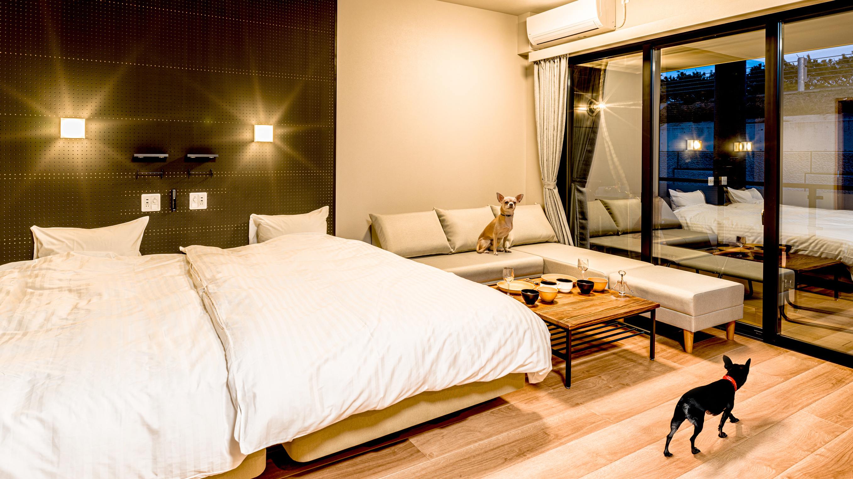 【ドッグフレンドリールーム】愛犬と一緒にご宿泊いただけます