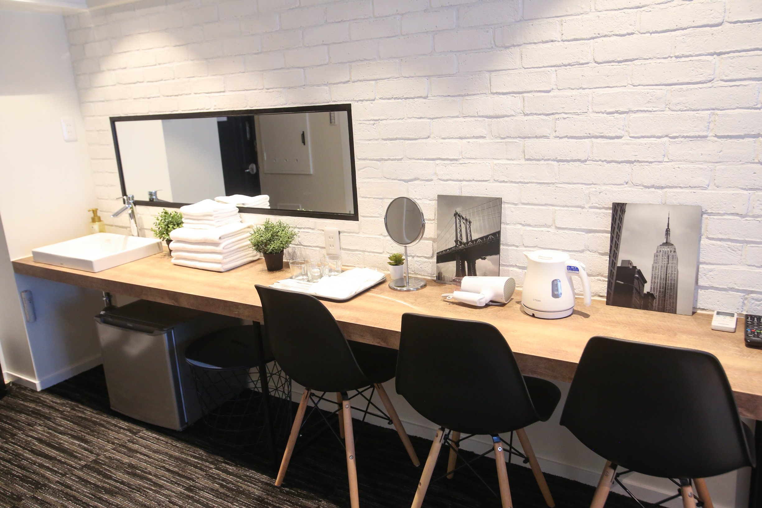 ツインダブルBT別　デスク