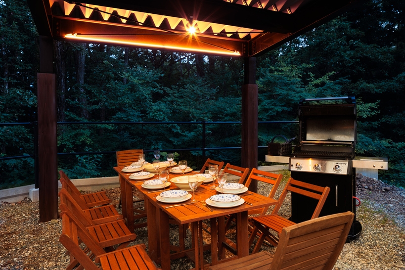 【通常料金】人気の白馬・和田野エリア　プライベートログ調ハウス【素泊】