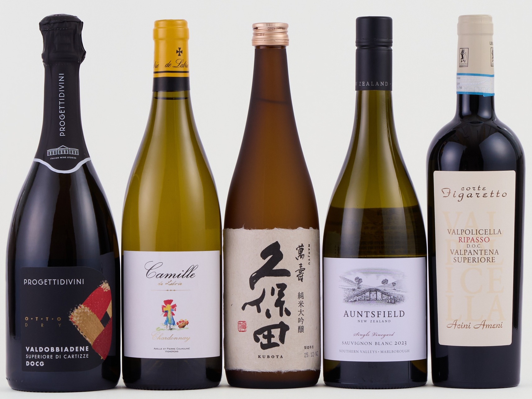 【⑤ワインペアリング】創作料理に合うワイン(4種)日本酒(1種)付きペアリングセットプラン