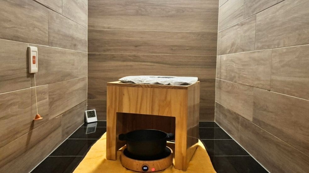 【4F女性大浴場】よもぎ蒸し