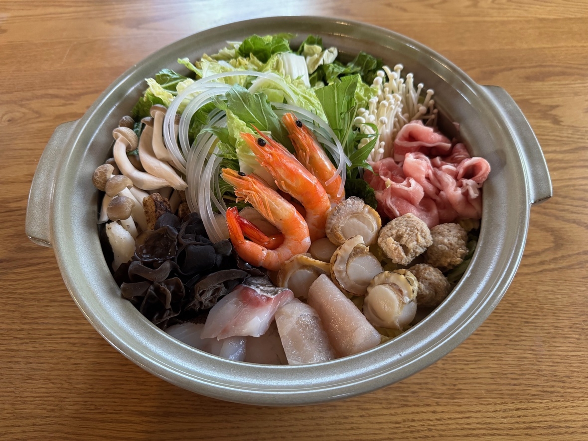 11月〜３月お得【コテージ夕食付き】寄せ鍋or豆乳鍋から選べるあったか鍋料理★カセットコンロ付き♪