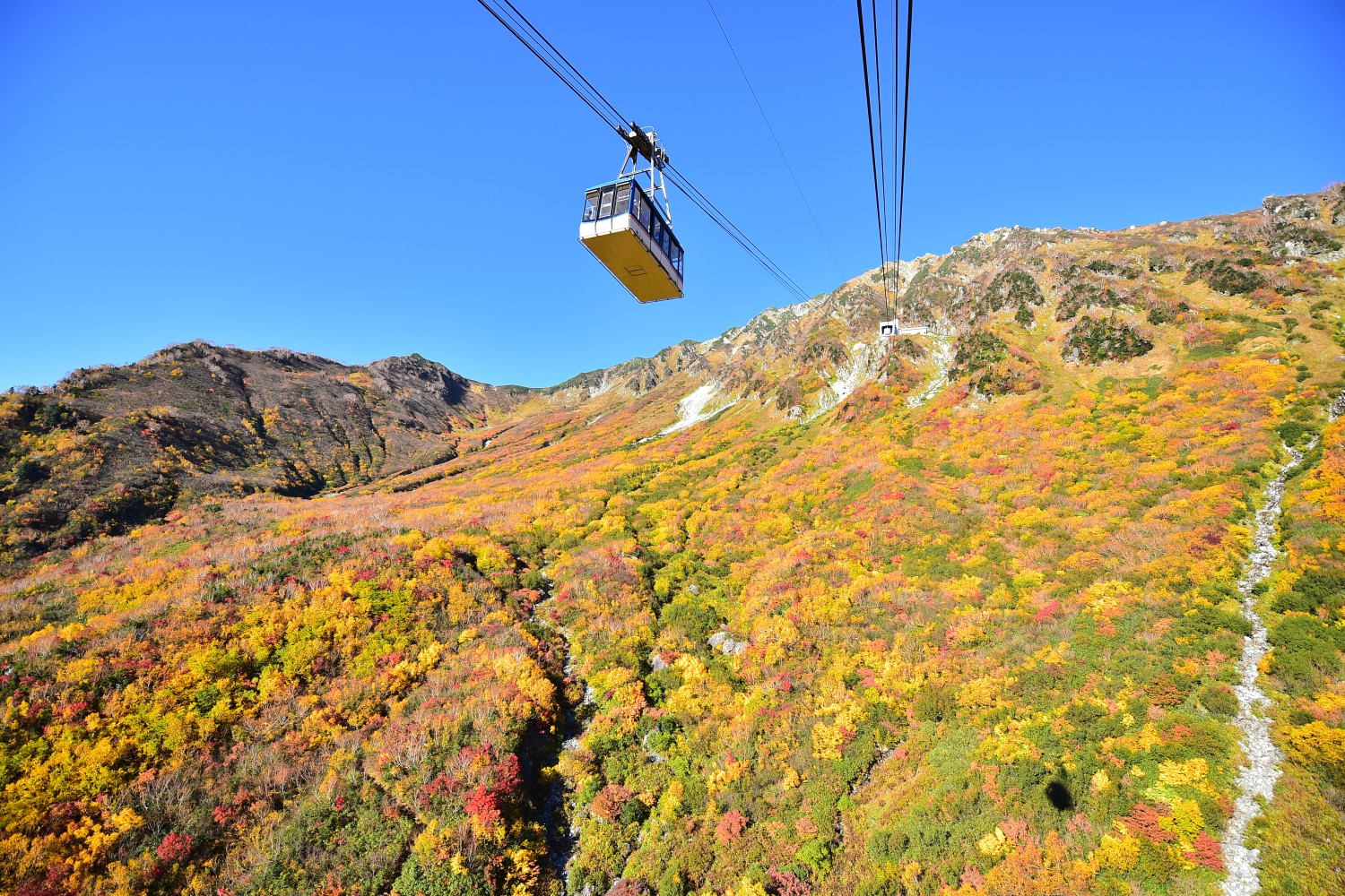秋の立山ロープウェイ