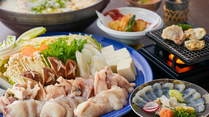 【福良港直送】淡路島3年とらふぐづくしプラン（部屋食）