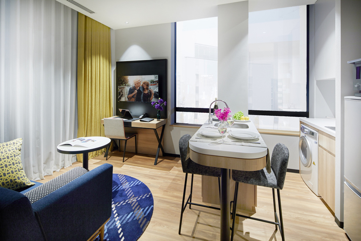 1ベッドルームダブル