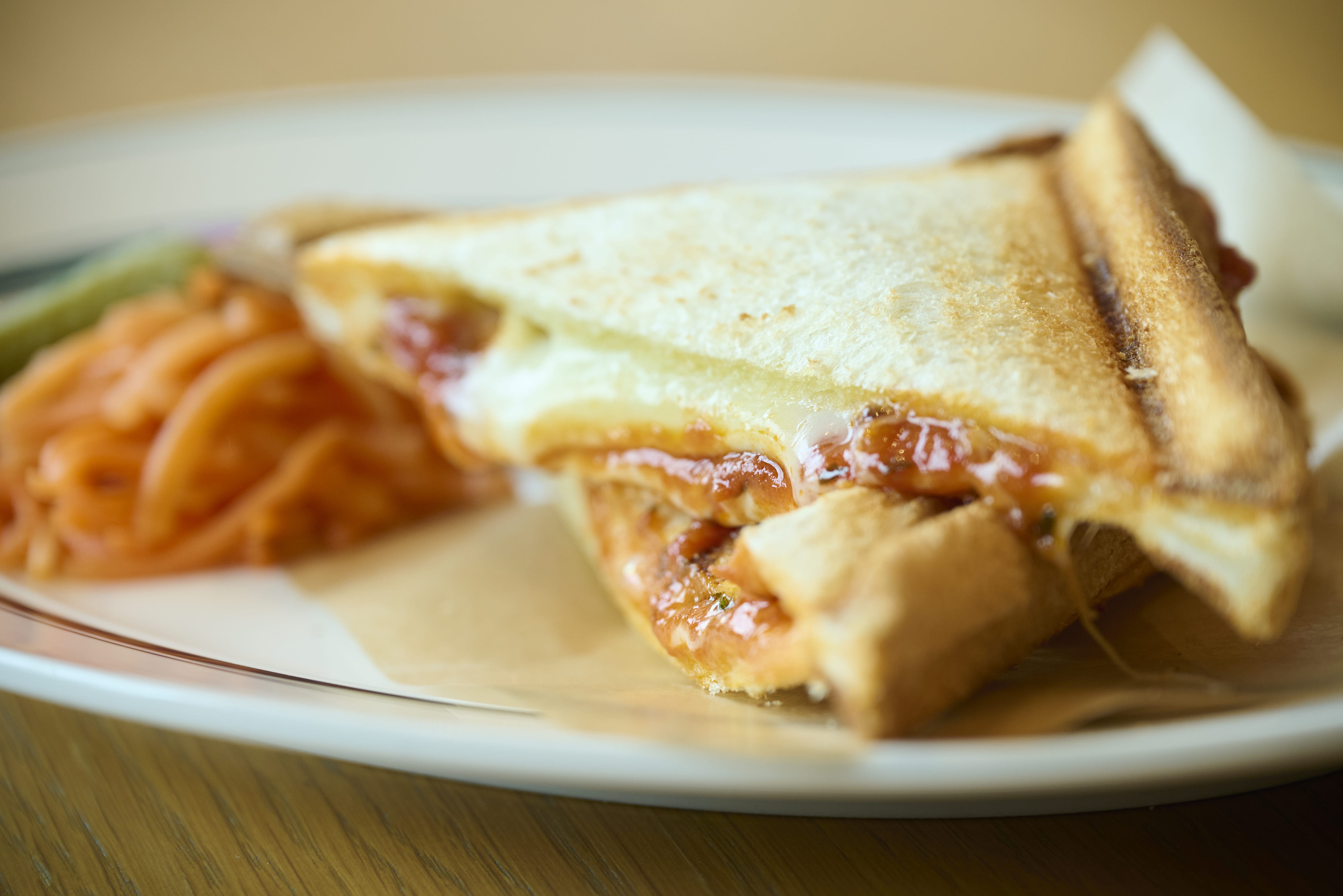 【Cafe Polum】ポっとさんど（ホットサンド）マルゲリータ