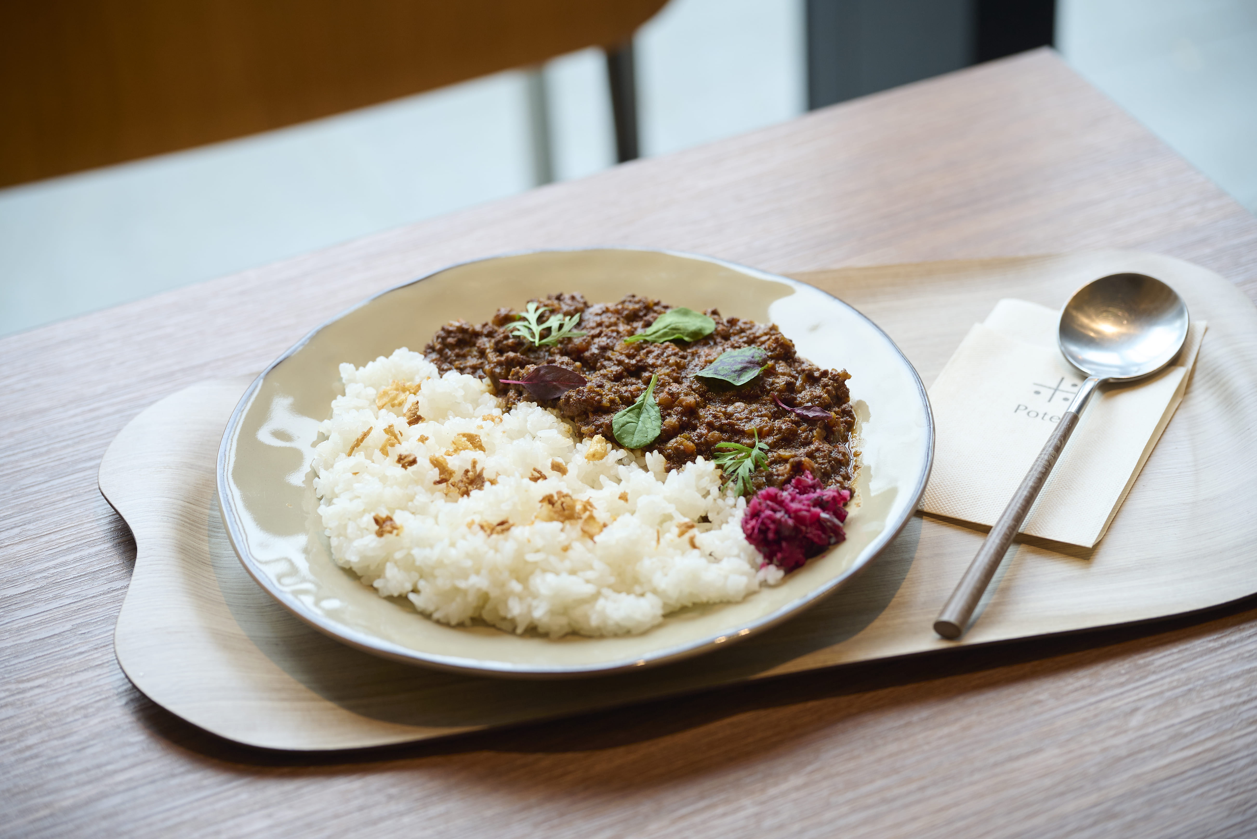 【Cafe Polum】Potel特製キーマカレー